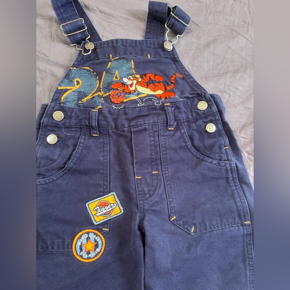 Vintage Pooh collection toddler overalls